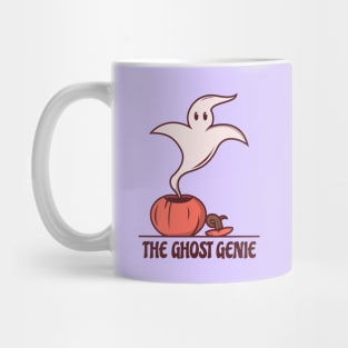 Ghost and pumpkin - The Ghost Genie Mug